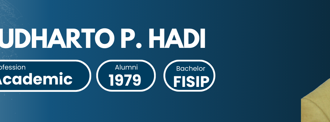 Prof. Sudharto P. Hadi, M.ES., Ph.D.