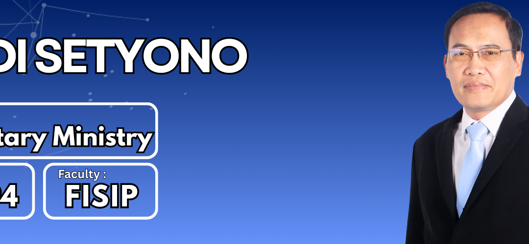 Prof. Budi Setyono, S.Sos., M.Pol. Admin., Ph.D.