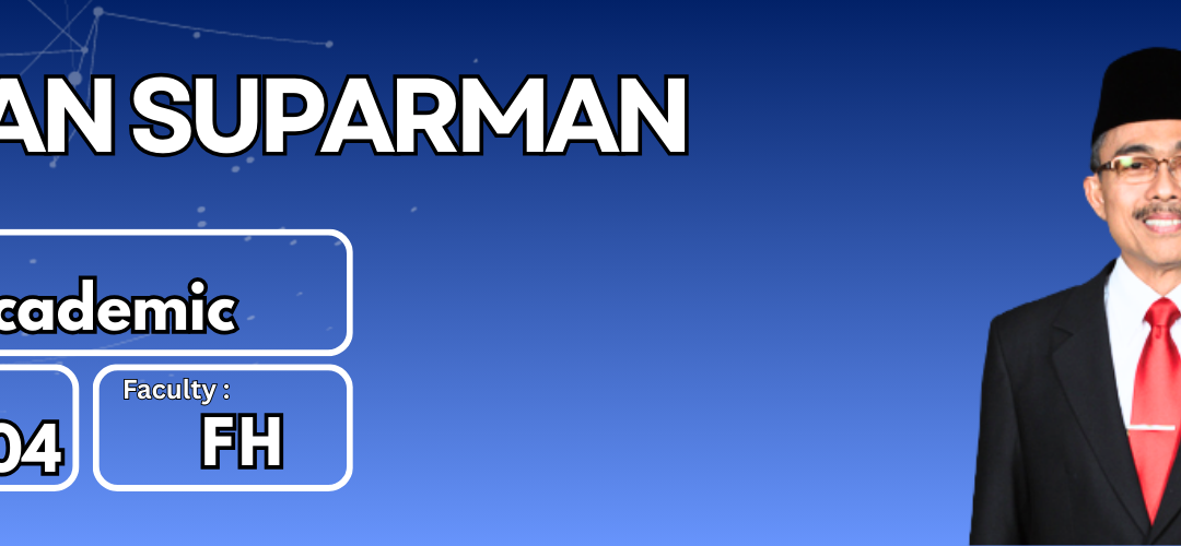 Prof. Dr. H. Eman Suparman, S.H., M.H.