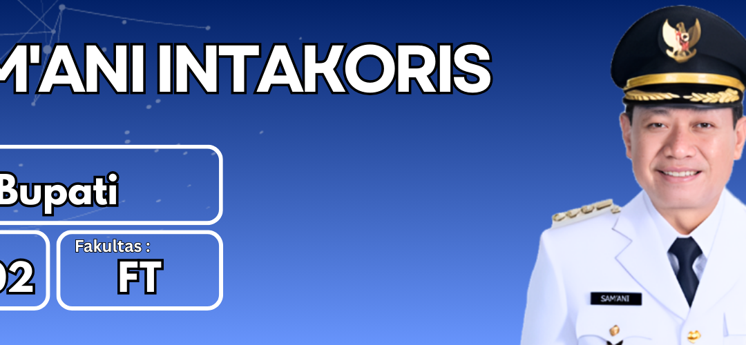 Dr. Ars. Sam’ani Intakoris, S.T., M.T.